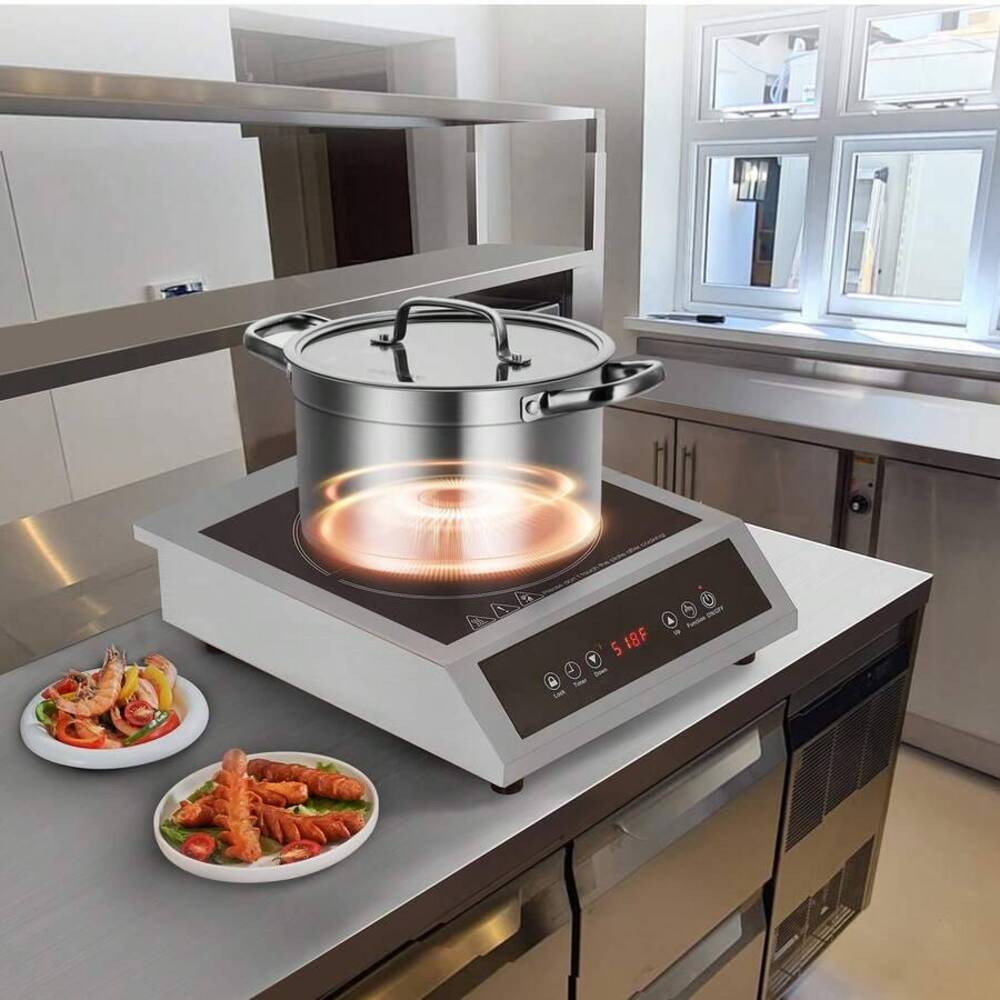 Induction Cooktop Portable - Piano Cottura Portatile, Bruciatore Commerciale da